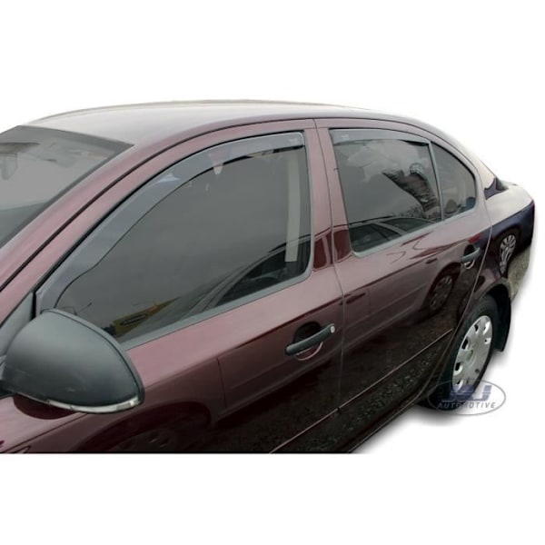 J&J AUTOMOTIVE | Heko Air Deflectors Vindafvisere til Skoda Octavia 2, 2004-2012