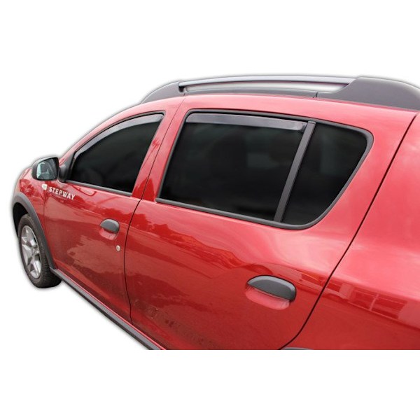 SCOUT | GP Air Deflectors Sidofönsterdeflektorer för Dacia Sandero / Stepway 2012-2020