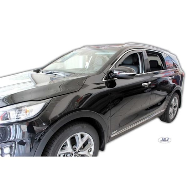 J&J AUTOMOTIVE | Heko Ilmanohjaimet Tuulenohjaimet Kia Sorento 3 2015-2020 Rök