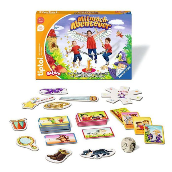 Brädspel - Ravensburger brädspel - 00130 - RAV tiptoi Active Mitmach-Abenteuer