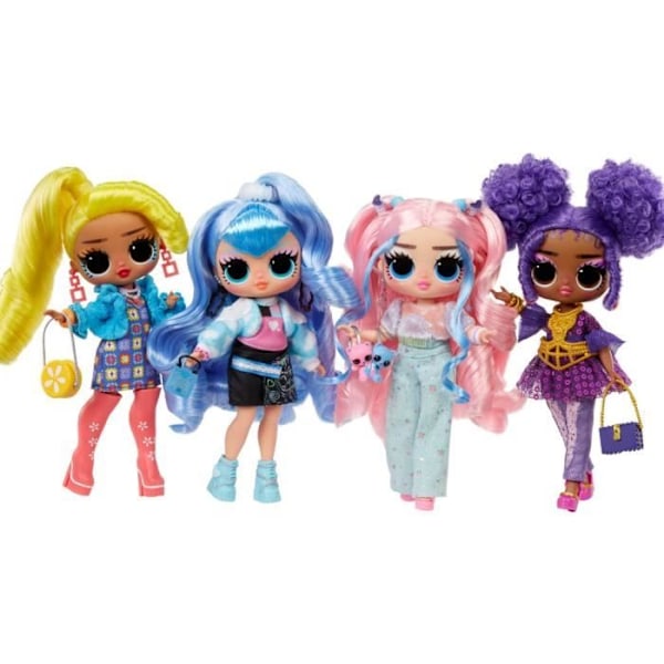 LOL. Surprise Tweens - 24 cm ledad modedocka - Cassie Cool - 2 outfits och flera accessoarer - från 4 år och uppåt Rosa