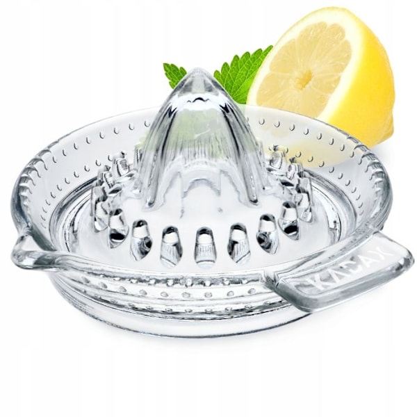 Citruspress - Kadax - Sodakalciumglas - Manual - Transparent - 1 styck Transparent