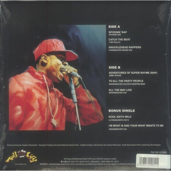 Rap vinyl - hip hop vinyl Importera Tuff City Salutes Hip Hop 50: The Dj Jams Färgad vinyl
