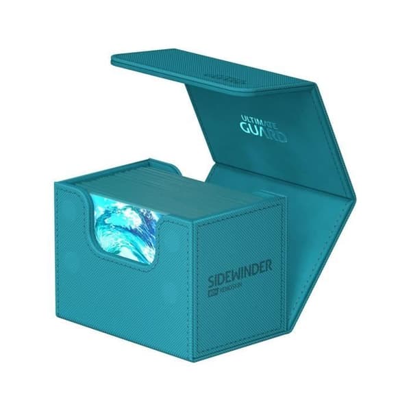 Spelaccessoar - ULTIMATE GUARD - Sidewinder 80+ - XenoSkin - Enfärgad - Petrolblå Blå olja