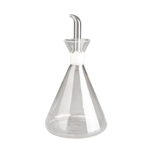 Provrörsglasoljeflaska - IBILI - 250 ml - Hygienisk förvaring - Dropåtervinningssystem Transparent