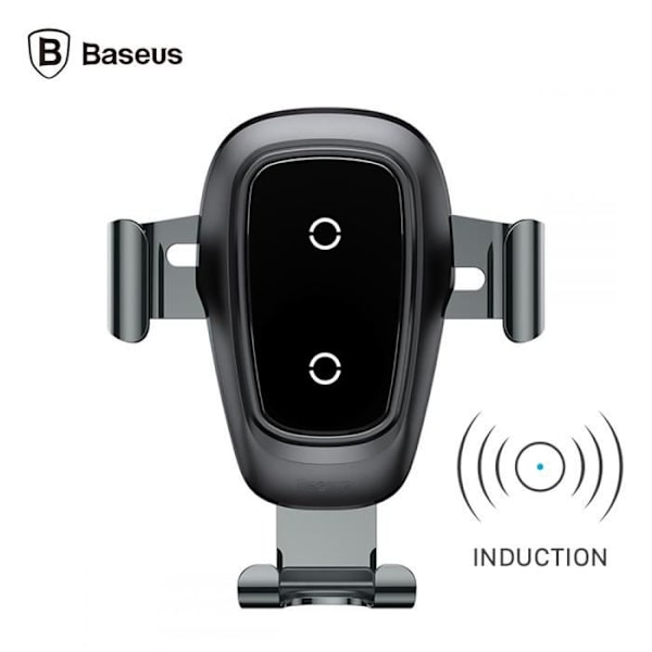 Baseus Induktionsbilhållare [WXYL-B0A] Induktionsklämmahållare för bil 10W 9V/1,7A Ventilationsfäste - Svart