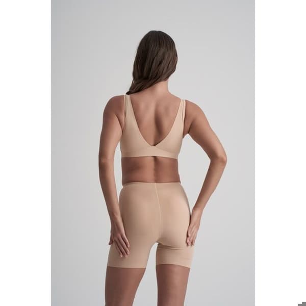 Kort vadderad dam Bye Bra - beige beige jag