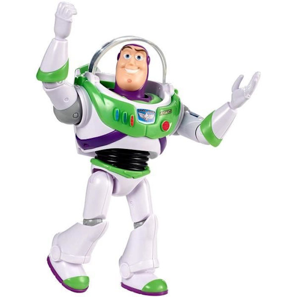 Buzz Lightyear ledad figur - MATTEL - Toy Story - Sköld - 18 cm