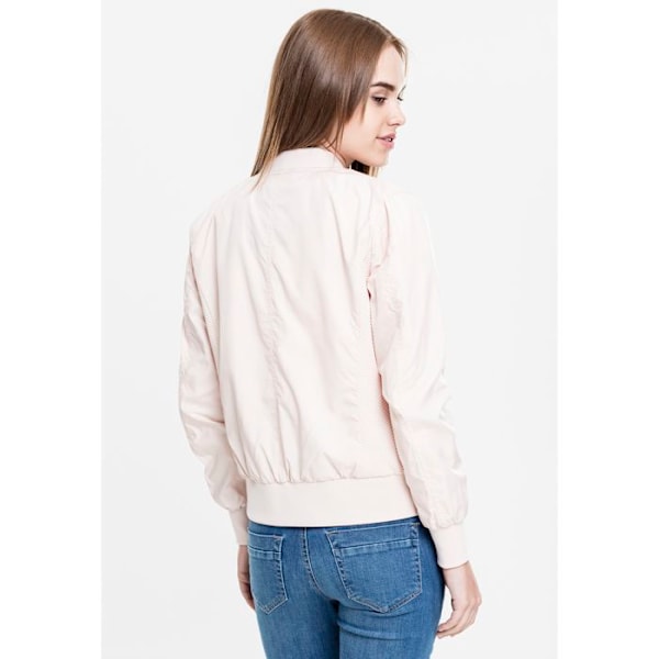 Parka dam - Urban Classics - Lätt bomberjacka - Flashros - Vuxen - Präglingdesign blixt rosa S