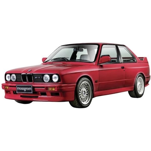 Bil - BBURAGO - BMW M3 (E30) ´88 - Metall - Interiör - Skalmodell