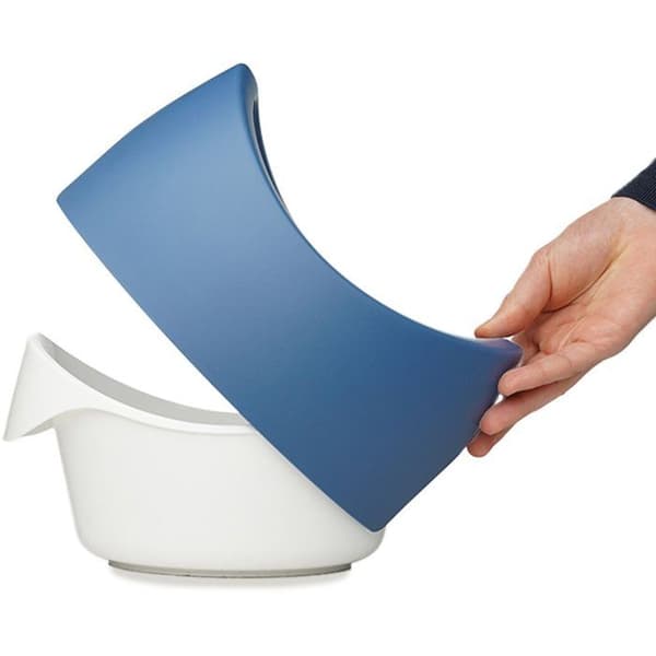 Lärande potta - THERMOBABY - POTTYBOO - Blå / Vit Vit