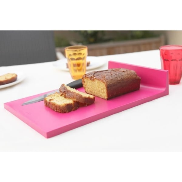 Skärbräda - CURV - Enkel design - Saftsamling - Diskmaskinssäker - Rosa ro