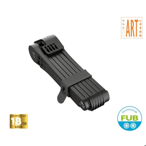 Fällbar lås Seatylock Foldylock 110 svart