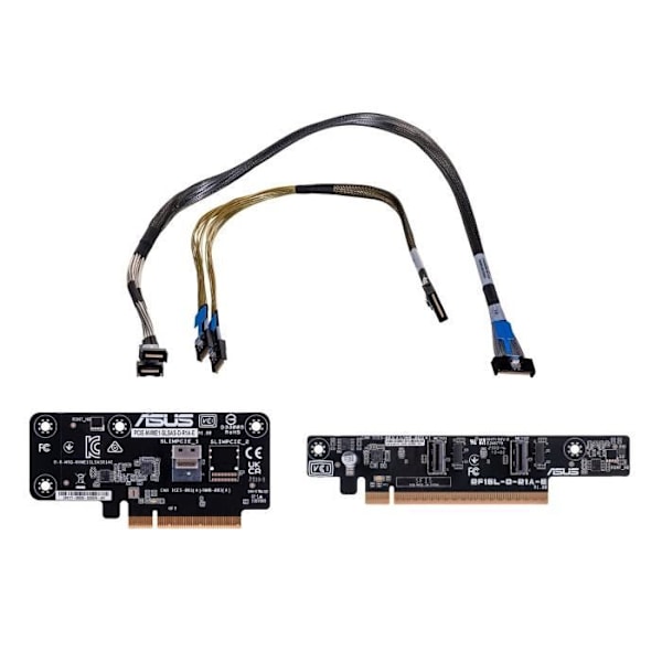 Asus RS300-E12/NVMe-SLSAS-D-R1A-E plattforms kablar