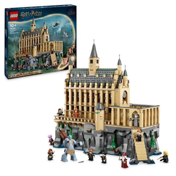 LEGO® Harry Potter 76435 Hogwarts Castle: The Great Hall - Samlaruppsättning Beige och grå