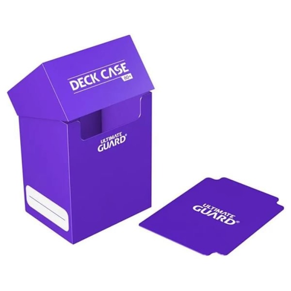 Kortlåda - Ultimate Guard - Deck Case Box 80+ - Lila - Optimalt skydd - Slitstarkt material Lila