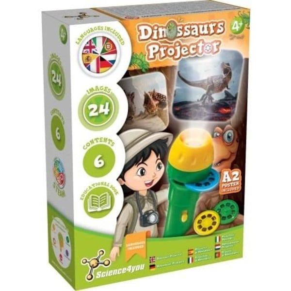 Projicerlampe - Science4You - VEIL - 3 diasskivor - A2-affisch - Utbildande