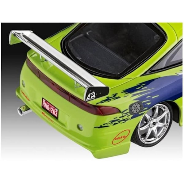 Bilmodell - REVELL - Fast & Furious Brian'S 1995 Mitsubishi Eclipse - Vit - Unisex - Barn Enfärgad