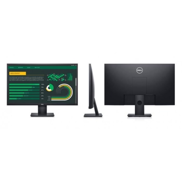 DELL E2720H-skärm - 27" LED 1920x1080 16:9 - VGA DP HDCP-port - Svart