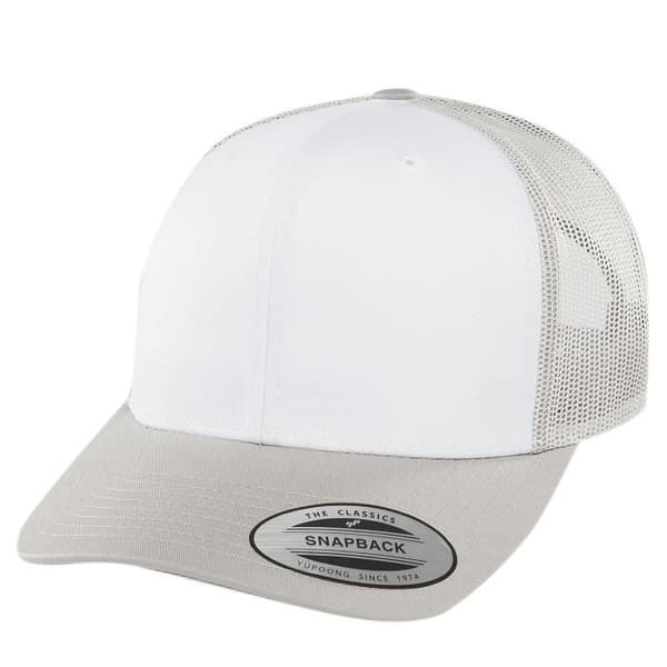 Truckerkeps - Flexfit - Silver - Justerbar - Herr - Retro Pengar