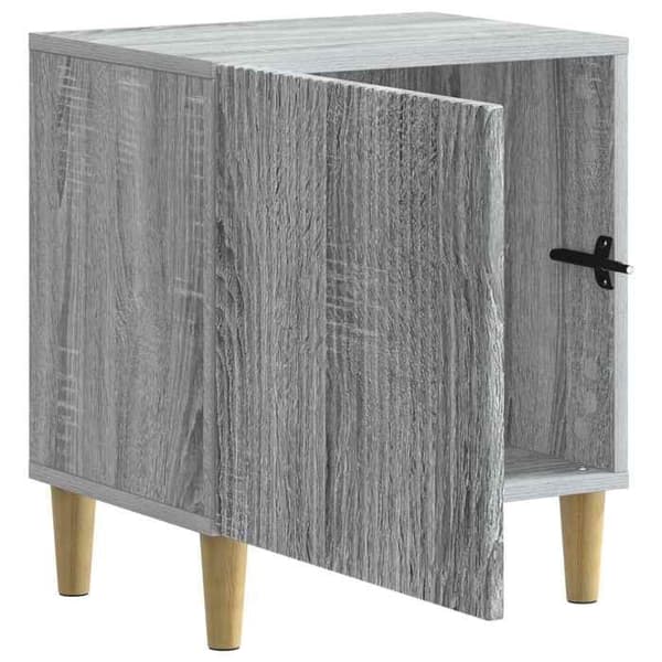 vidaXL Sängbord Sonoma grå 43 x 34,5 x 50 cm 894577