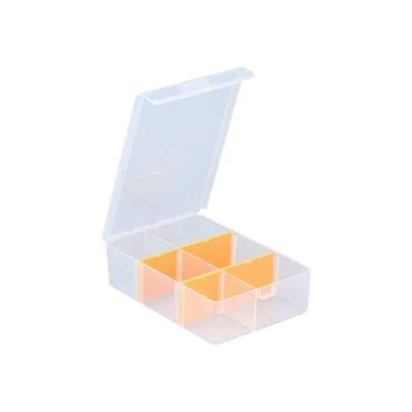 Pressel Euro Plus Basic - Förvaringslåda - 6 fickor - transparent