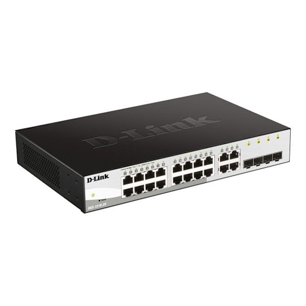 D-Link DGS-1210-20-E Switch Svart