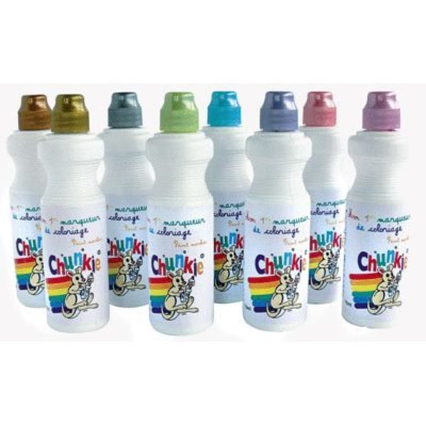 Gouache chunkie markör - låda med 8