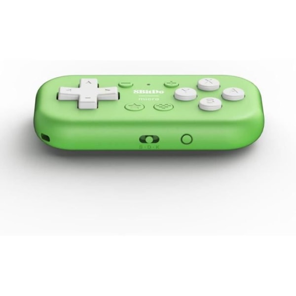 Controller - 8BitDo - Mini - Bluetooth - Grön - Kompatibel med Nintendo Switch och Raspberry Pi Grön