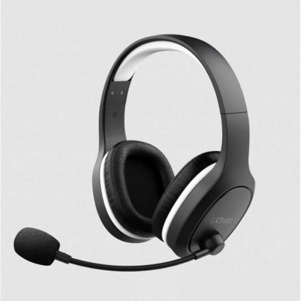 Trust Gaming GXT 391 Thian trådlöst spelheadset för PS4, PS5 och PC, 5,8 Ghz, laddningsbart, spelheadset med mikrofon - svart