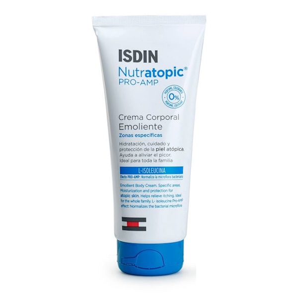 Emollientkräm - ISDIN - Nutratopic Pro-Amp - 200 ml - Hypoallergen - Barn