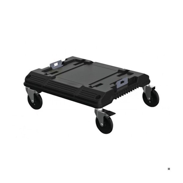 Modul med hjul - STANLEY - Tstak-Fatmax - 4 svängbara hjul - Max kapacitet 100kg - Polypropylen Svart