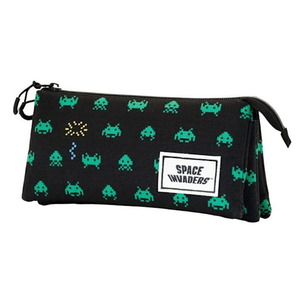 Trousse Triple ECO - Space Invaders Army - Svart - En storlek Svart