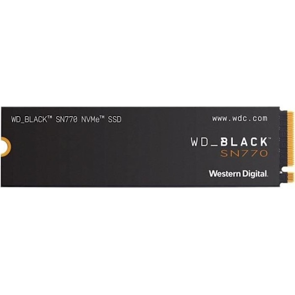 Intern SSD-enhet - SN770 NVMe - WD_BLACK - 2 TB - M.2 2280 - WDS200T3X0E - PS5-kompatibel