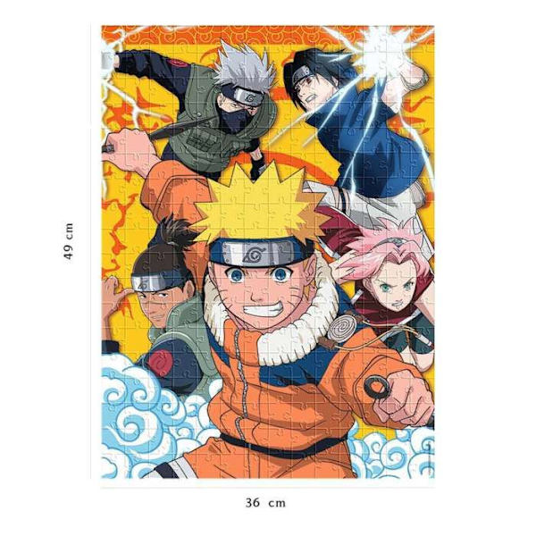 Nathan - 250 bitars pussel - Naruto på ninjaakademin Flerfärgad