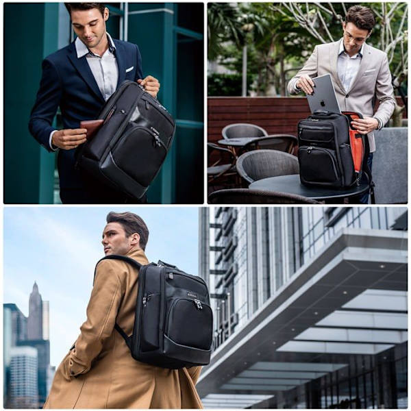 Everki - 53885 - Onyx - Laptopryggsäck av högsta kvalitet för bärbara datorer upp till