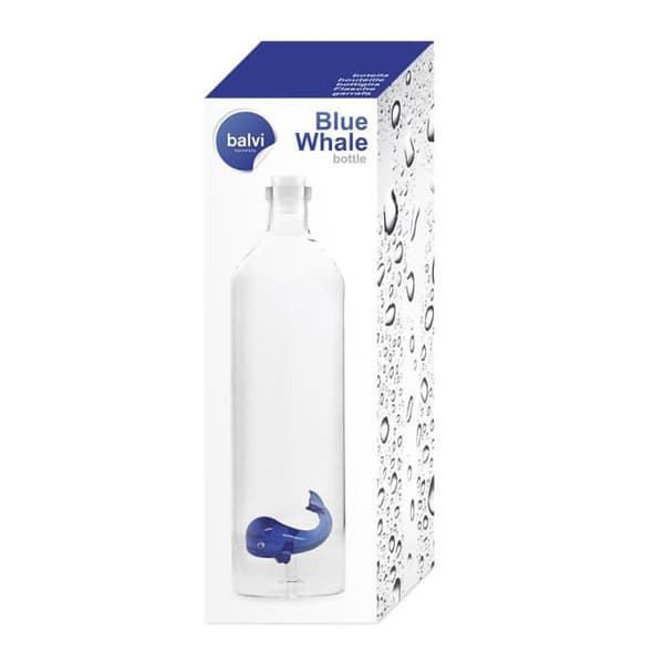 Valflaska 1,2 L Transparent, Blå