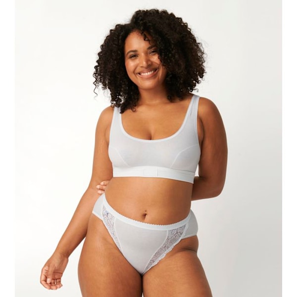 SLIP - SLOGGI - CHIC TAI - 3 SLIPS + 1 GRATIS - FÄRG VIT - HÖG SKÄRNING VIT 42