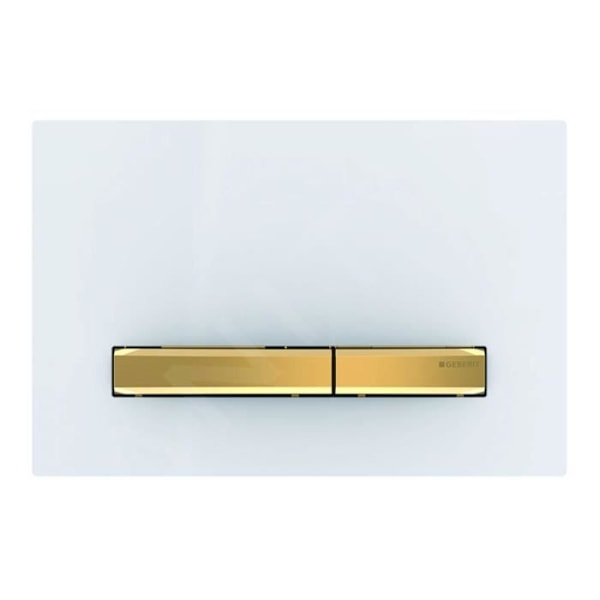 GEBERIT SIGMA50 - 2-NYCKELS TRIGGERPLATA, VIT - MÄSSING 11