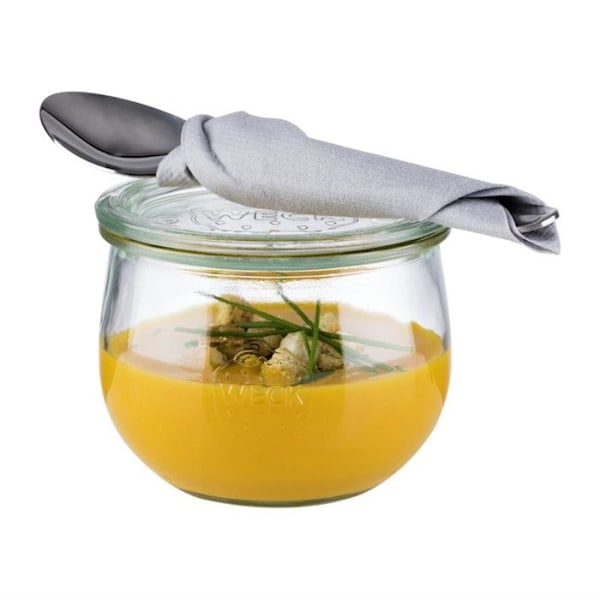 Glasburkar - APS - Tulpan - 580 ml - Set om 6 - Diskmaskin och frys-kompatibla Transparent