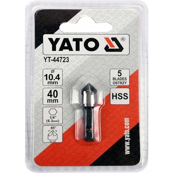 Fäste - stångslip - slipkåpa - satineringdome Yato - YT-44723 - Metallfäste 10,4 mm HEX ()