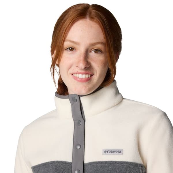Columbia Benton Springs 1/2 Snap Pull Over II dam - Polyesterfleece grå Grå jag