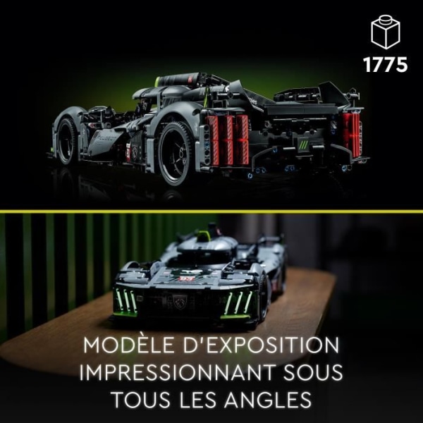 LEGO® Technic 42156 PEUGEOT 9X8 24H Le Mans Hybrid Hypercar, Model Race Car