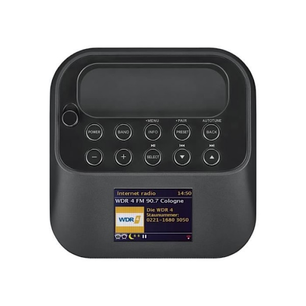 Bärbar radio - SANGEAN - REVERY R4 - FM/DAB/iRadio - Bluetooth - Multiroom - Svart Svart