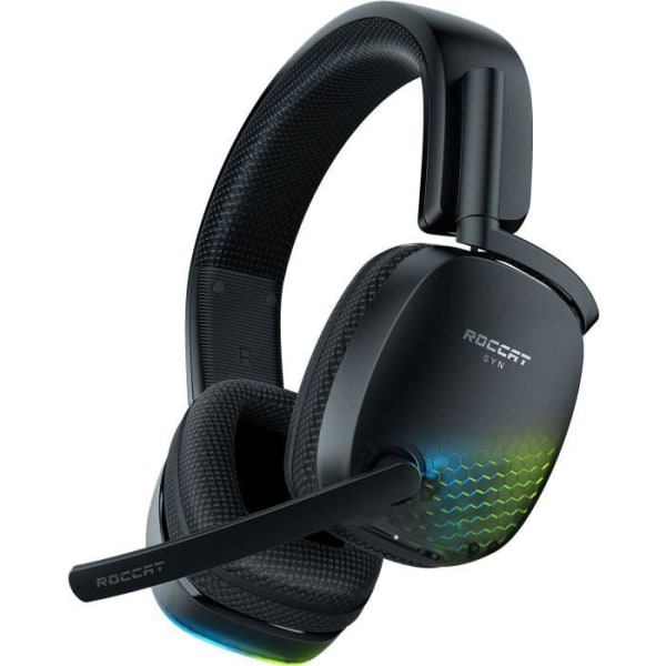 ROCCAT SYN Pro Air Wireless Gaming Headset Svart - Circum-audio 3D Surround Sound