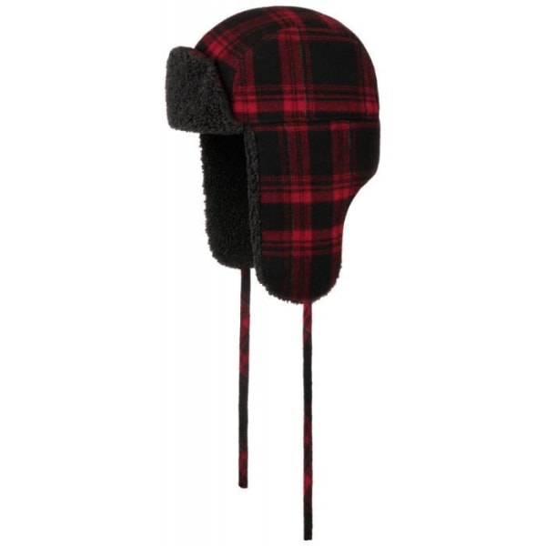 Kanadensisk Chapka - BOMBER CAP SHADOW PLAID Röd jag