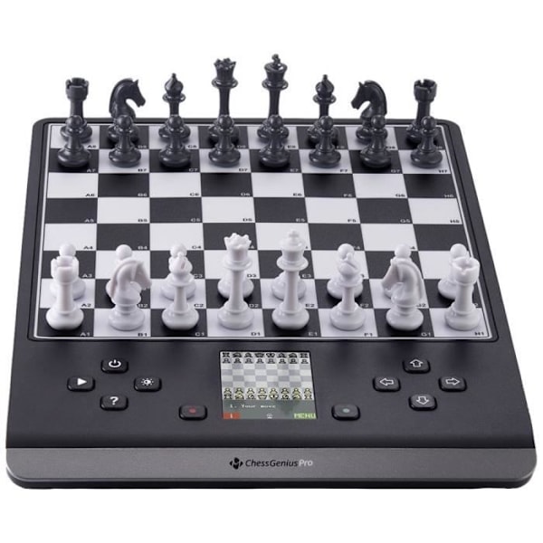 Millennium Chess Genius Pro M815 Electronic Chess Game AI-funktioner, magnetiska bönder, schackbräde med PR-sensor