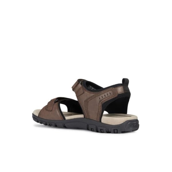 GEOX 'U S.STRADA' sandaler för män - Kaffebrun - Polyuretan - Bekväm och funktionell kaffe brunt 44