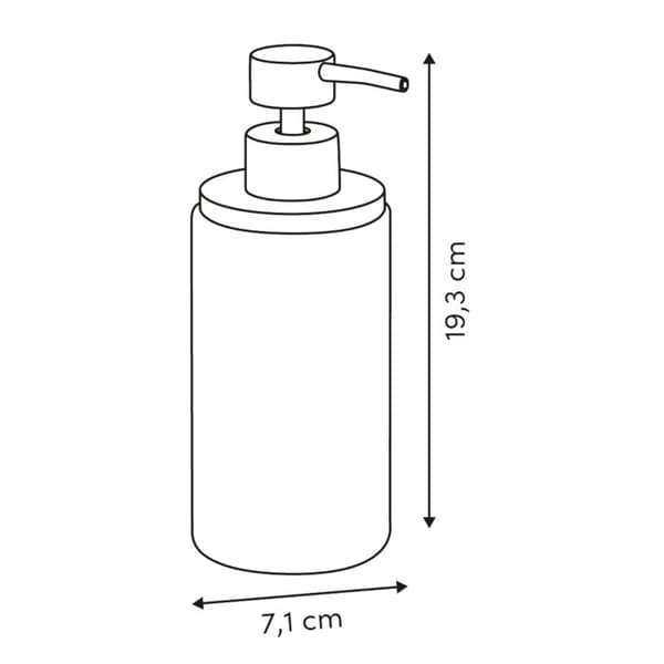 "Tvåldispenser "Côme" travertineffekt" beige