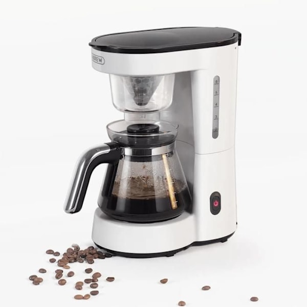 Filtreringskaffemaskin - HiBREW - H12 - Multifunktion 3-i-1 - Avtagbar vattentank - Rostfritt filter